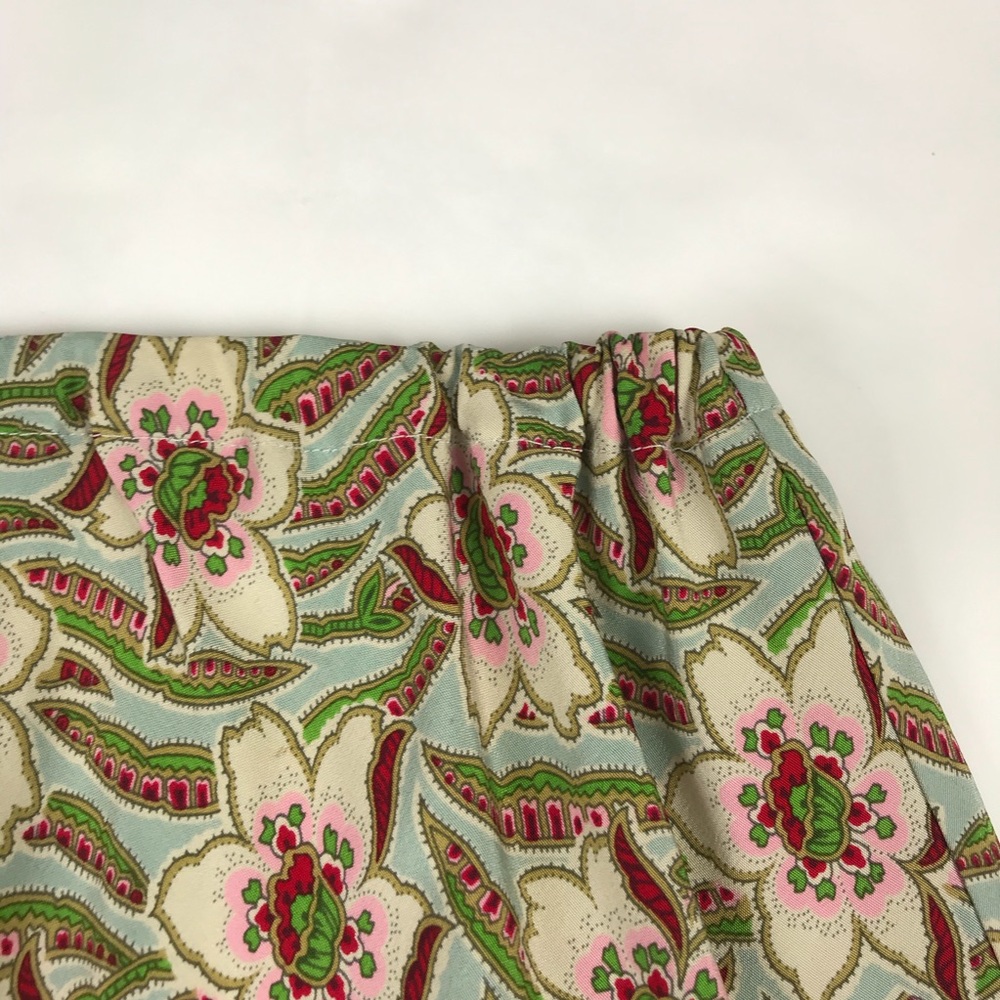 Sundance Floral Silk Midi Skirt Ruffle Hem Boho K - Picture 4 of 7